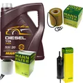 Motor-Öl 5L MANNOL Diesel TDI 5W-30+MANN-FILTER für BMW 3er Touring E91 318i