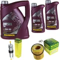 Motor-Öl 7L MANNOL Diesel TDI 5W-30+MANN-FILTER für BMW 3er Touring E91 325i