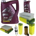 MANN-FILTER Inspektionspaket MANNOL 6L Diesel TDI 5W-30 für MINI Mini Cooper