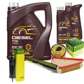Motor-Öl 7L MANNOL Diesel TDI 5W-30+MANN-FILTER für BMW 3er Touring E91 325i