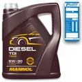 MANNOL MN7909-5 Motoröl Diesel TDI 5W-30 Motorenöl 5L für MERCEDES // VW // BMW