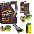 MANN-FILTER Inspektionspaket MANNOL 7L Diesel TDI 5W-30 für BMW 3er 325i 330i