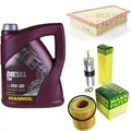 Motor-Öl 5L MANNOL Diesel TDI 5W-30+MANN-FILTER Filterpaket für BMW X1 E84 28i