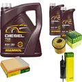 Motor-Öl 7L MANNOL Diesel TDI 5W-30+MANN-FILTER für BMW 6er Cabriolet F12 640i