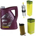 Motor-Öl 5L MANNOL Diesel TDI 5W-30+MANN-FILTER Filterpaket für BMW 1er F21 116i