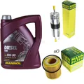 Motor-Öl 5L MANNOL Diesel TDI 5W-30+MANN-FILTER für BMW 3er Touring E91 325i