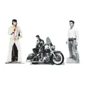 Star Cutouts SC4835 Elvis Regal Top Pack Cowboy, Vegas, Motorrad, Pappaufsteller Höhe 30 cm