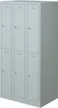 Bisley Garderobenschrank Garderobenschrank Primary Locker BxHXT 900x1800x500mm lichtgrau