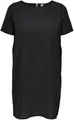 Blusenkleid "CARLUX SS TUNIC DRESS WVN NOOS", Gr. 48 - N-Gr, schwarz N-Gr
