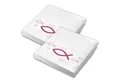itenga Papierserviette itenga Servietten Fisch PINK 30 x 30 cm 3-lagig 40 Stück