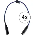 Pronomic Stage DMX3-0,5 DMX-Kabel 0,5m 4x Set