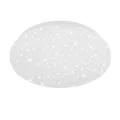 Briloner Leuchten - LED Deckenleuchte, Deckenlampe mit Sternendekor, 8 Watt, 900 Lumen, 4.000 Kelvin, Weiß, Rund, Ø 22cm