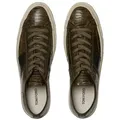 Tom Ford Cambridge Trainers Luxusleder mit strukturierter Oberfläche Sneaker Wird geliefert in original TOM FORD Box inkl. Staubbeuteln braun 41 EU
