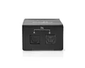 Nedis ASWI2512BK Audio- & Video-Kabel, Digital-Audio-Switch, Digital-Audio-Switch, Toslink 2-Wege, optische Übertragung, flexible Quelle für Soundbar