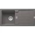 Franke Spüle STRATA STG 614 Steingrau mit Excenterventil / Ausschnittsmaß: 84...