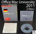 Microsoft Office Mac 2011 University 2 Mac Box + DVD OVP NEU