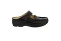 WOLKY Wolky Roll Slipper, Clog, Printed leather, black, 0622770-000 Clog