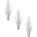 Osram LED Base Classic B 60 Filament, 5,5W, 806 lm, E14, warmweiß, matt, 3-er Pack