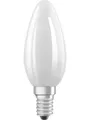 Osram LED-Leuchtmittel Osram LED Kerzenlampe E14 5,5 W warmweiß weiß matt, Nicht dimmbar