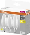 OSRAM HOMELIGHTING 4058075592551 LED EEK D (A - G) E14 Kerzenform 5.5W = 60W Warmweiß (Ø x L) 35mm x 100mm 3St.