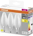OSRAM Star Filament-Lampe Für E14-Sockel, Mattes Glas ,Warmweiß (2700K), 806 Lum