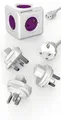 allocacoc PowerCube ReWirable Travel Plugs + DE Kabel, Reiseadapter & 5x Verteil