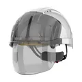 JSP EVO VISTAshield Schutzhelm belüftet Vollvisier Smoke weiß