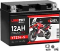 LANGZEIT YTZ14-S Motorradbatterie GEL 12V 12Ah 270AEN YTZ14-4 GTZ14-4