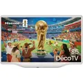 Hisense Déco TV 32S5Q BE/SR, 81,3 cm (32"), 1920 x 1080 Pixel, QLED, Smart-TV, WLAN, Silber, Weiß - Weiß