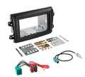 Einbauset: Doppel 2-DIN Autoradio + ISO Adapter für Fiat Ducato Serie 8 ab 2021