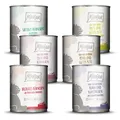 MjAMjAM - Premium Nassfutter für Katzen - Mixpaket 6 für deine Katze, 6er Pack (6 x 800 g), getreidefrei mit extra viel Fleisch