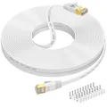 Ethernet Kabel 30m, Cat7 Internet Kabel High Speed mit vergoldetem RJ45 Steck...