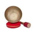 XDrum Klangschalen XDrum Omshanti Klangschale 20 cm Komplett Set, handgehämmert in Indien - ideal für Meditations- und Therapiezwecke