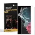 2x Hydrogel-Glass für Samsung Galaxy S22 Ultra Selbstheilend für Micro Kratzer 3D KLAR Panzerfolie Displayschutz Schutzfolie Screen-Protector