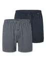 Schiesser Herren 2 Pack Boxershorts Baumwolle Jersey weich Multipack - Jerseyboxer, Sortiert 2_182427, 12