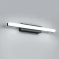LED Spiegelleuchte Bad 40CM Spiegellampe Badezimmer Kaltweiß über Spiegel, 9W Spiegellampen IP44 Spiegelschrank Beleuchtung Leuchte Spiegelbeleuchtung Wandspiegel Lampe Bathroom Mirror Light Schwarz