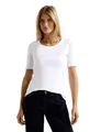 Cecil Damen Lena T Shirt, Weiß (White 10000), S EU