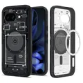 Spigen Ultra Hybrid MagFit Hülle für Google Pixel 9a, Kompatibel mit MagSafe -ZeroOne Black