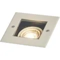 QAZQA Moderner Bodeneinbaustrahler Beige GU10 50mm Dreh  und Schwenkbar IP65 Oneon