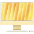 Apple iMac Gelb CZ1EK-00000110 - 61cm24‘‘ M4 10-Core CPU, 10-Core GPU, 16GB RAM, 256GB SSD, Nanotexturglas, Magic Keyboard mit Touch ID und Ziffer