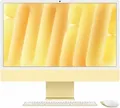 Apple iMac 2024 24.0 Nanotexturglas M4 10-Core CPU 10-Core GPU 16GB RAM 256GB SSD Mouse + Keyboard mit Touch-ID und Ziffernblock - BTO Z1EK gelb