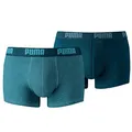 PUMA 10 er Pack Boxer Boxershorts Men Herren Unterhose Pant Unterwäsche, Farbe:037 - Denim, Bekleidungsgröße:XXL