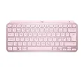 Logitech MX Keys Mini, Mini, Kabellos, RF Wireless + Bluetooth, Scherenschalter, (Nordic-QWERTY) 920-010494, Pink