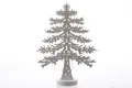 LED Baum-Silhouette Lichtern  Sperrholz weiß  45 cm  batteriebetrieben