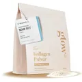 Glow25® Collagen Pulver [450g] - Das Original - Bioaktives Kollagen Hydrolysat - Peptide Typ 1 und 3 - Perfekte Löslichkeit - Natur