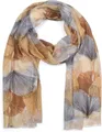 styleBREAKER Modeschal Langer Schal Ginkgo Leaves, (1-St)