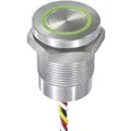 APEM CPB2110000KGSS Sensorschalter, 24 V, 0,2 A, Rückruf, grün, rot, IP68, IP69K, 1 Stück
