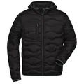 Men's Padded Jacket Gesteppte Jacke mit DuPontTM Sorona® Wattierung (nachwachsender, pflanzlicher Rohstoff) schwarz, Gr.