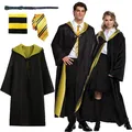 Magic Robe, Umhang, 4PCS Zauberer Cosplay Kostüm für Erwachsene, with Cape, M...