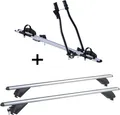 Fahrradträger SAGITTAR + Alu Dachträger RB003 kompatibel mit für Toyota Auris Kombi (5Türer) ab 2013